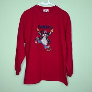 Vintage Emmanuel Schvili Goofy Disney sweatshirt woman M embroidery‎ Italy